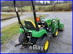06 John Deere 2305 compact tractor loader 24hp Yanmar diesel 4x4 HST used 576 hr
