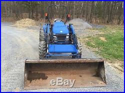 06 NEW HOLLAND TC45DA HST 4X4 COMPACT DIESEL TRACTOR LOADER LOW SHIPPING RATES