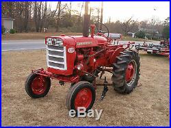 140 International Farmall Tractor With Cultivators And Rear Fast Hitch