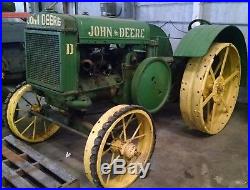 1926 JOHN DEERE NICKEL D Antique Classic Tractor Collectible Vintage