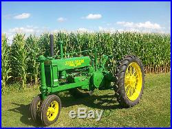 1935 John Deere Unstyled B Antique Tractor NO RESERVE Spokes A G D H M Farmall