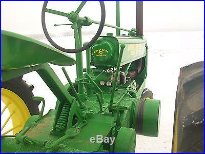 1935 Unstyled John Deere A Tractor NO RESERVE Factory Round Spokes New Tires
