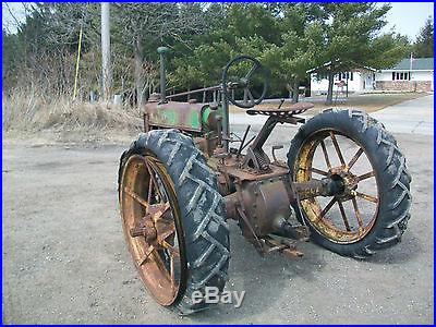 1936 John Deere B Antique Tractor NO RESERVE Unstyled
