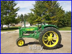 1936 John Deere B Unstyled Antique Tractor NO RESERVE Fenders A G M H D R