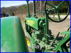 1936 John Deere B Unstyled Antique Tractor NO RESERVE Fenders A G M H D R