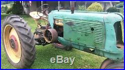 1939 Oliver Tractor and original under tractor cultivator Antique