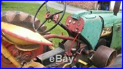 1939 Oliver Tractor and original under tractor cultivator Antique