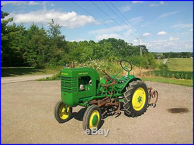 1940 John Deere L Antique Tractor NO RESERVE Full Cultivators Oliver Very Nice