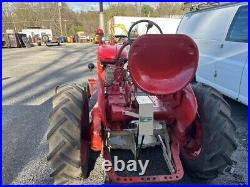 1940's Antique Farmall Model A Tractor with WoodsL59 Belly Mower