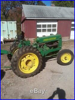 1941 John Deere Bo with rare electric start tractor runs and works excellent