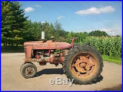 1944 Farmall M Antique Tractor NO RESERVE H A B C International Harvestor Oliver