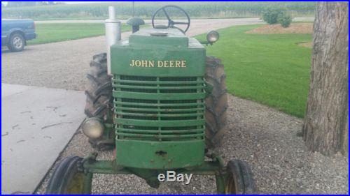 1944 John Deere LA Antique Tractor NO RESERVE good tag
