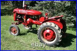 1945 International Farmall A Tractor Row Crop 4/1 Speed 4x2 4cyl 1.9L Fuel 10Gal