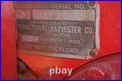 1945 International Farmall A Tractor Row Crop 4/1 Speed 4x2 4cyl 1.9L Fuel 10Gal