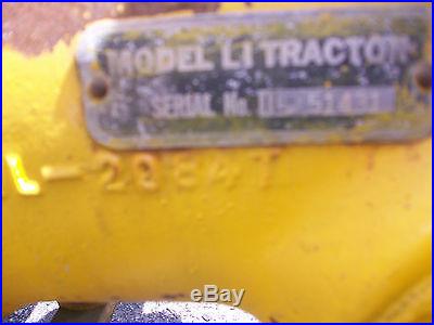 1945 John Deere LI Antique Tractor NO RESERVE Belt Pulley Factory Hydraulics