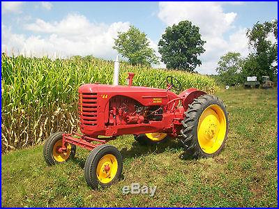 1945 Massey Harris 44 Antique Tractor NO RESERVE Factory Wide Front Farmall Case