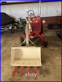 1947 International 1000 Loader IH club Vintage Tractor Rare Bucket Restored A++