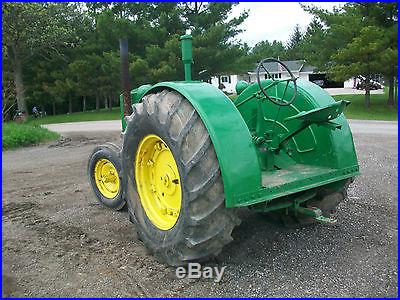 1949 John Deere D Antique tractor NO RESERVE Electric Start Runs Good