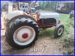 1950 ford 8n farm tractor, bush hog and tiller 1950 ford 8n farm tractor, bush hog and tiller