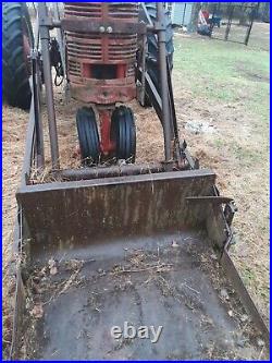 1950s Farmall M SERIES Loader/Tractor, all ORIGINAL withbucket, see desc, CHICKMAGNET