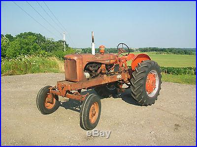 1953 Allis Chalmers WD-45 Antique Tractor NO RESERVE Wide Front Power Steering