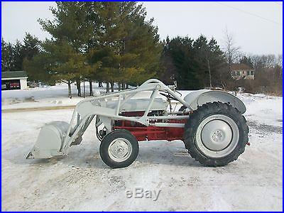 1953 Ford Ferguson TO-30 Antique Tractor NO RESERVE New Tires Hydraulic Loader