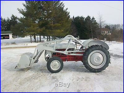 1953 Ford Ferguson TO-30 Antique Tractor NO RESERVE New Tires Hydraulic Loader