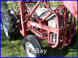 1953 Ford Jubilee Tractor with Hydraulic Front Bucket Loader & 7' rear Blade