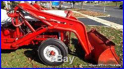 1955 Ford 800 Farm Tractor with Loader and Snow Chains Gas 2WD Power Steering