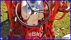 1955 Ford 800 Farm Tractor with Loader and Snow Chains Gas 2WD Power Steering