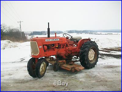 1957 Allis Chalmers D-14 Antique Tractor NO RESERVE Power Steering Woods Mower