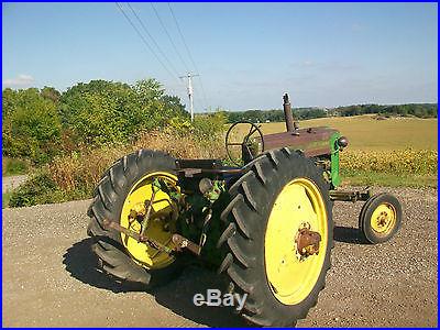 1957 John Deere 420W Antique Tractor NO RESERVE Live PTO Three Point Hitch