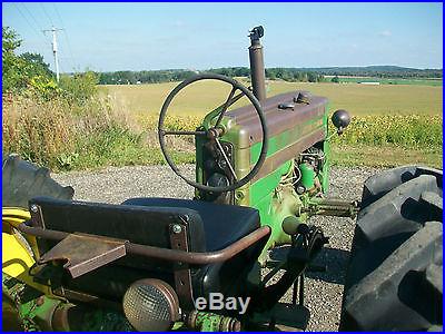 1957 John Deere 420W Antique Tractor NO RESERVE Live PTO Three Point Hitch