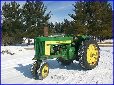 1957 John Deere 620 Antique Tractor NO RESERVE Three Point Hitch Fenders