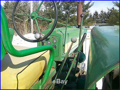 1957 John Deere 620 Antique Tractor NO RESERVE Three Point Hitch Fenders