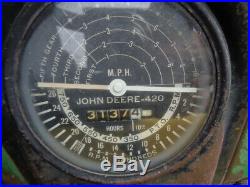 1958 John Deere 420W Tractor, Slant Steering, Gas Engine, Slant Steering