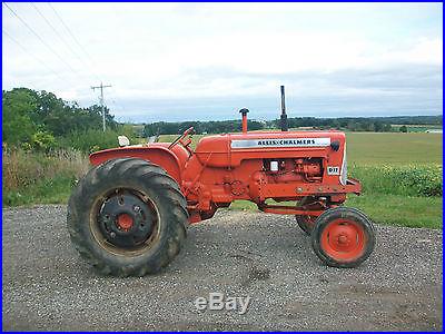 1959 Allis Chalmers D-17 Antique Tractor NO RESERVE Factory Power Steering