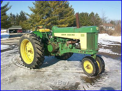 1959 John Deere 630 Antique Tractor NO RESERVE Three Point Hitch Fenders
