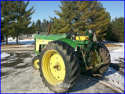 1959 John Deere 630 Antique Tractor NO RESERVE Three Point Hitch Fenders