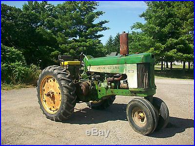 1960 John Deere 630 Antique Tractor NO RESERVE Been Stored 20 Years Oliver