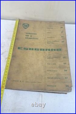 1963 Lancia Esagamma Truck Truck Repair Instruction Manual