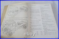 1963 Lancia Esagamma Truck Truck Repair Instruction Manual