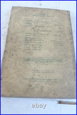 1963 Lancia Esagamma Truck Truck Repair Instruction Manual