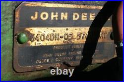 1965 John Deere 4020 Tractor 6cyl 6.6L Diesel 100hp