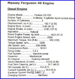 1965 Massey Ferguson 40 Tractor Loader