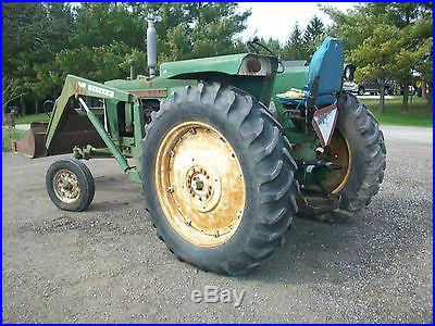 1966 Oliver 770 Tractor NO RESERVE Hydraulic Loader Runs Good Antique Farmall