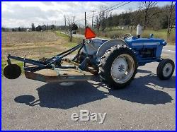 1973 Ford 2000 tractor gas with rear Kodiak blade King Kutter brushhog chains used