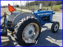 1973 Ford 2000 tractor gas with rear Kodiak blade King Kutter brushhog chains used