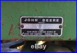 1977 John Deere 2640 Tractor 3 Pt. Hitch 540 PTO Diesel Engine 148 Loader
