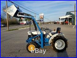 1978 Satoh S-370 tractor loader 4x4 15 hp diesel gear used compact Mitsubishi